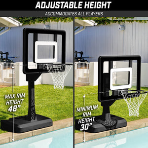 a basketball hoop with a basketball hoop attached to it