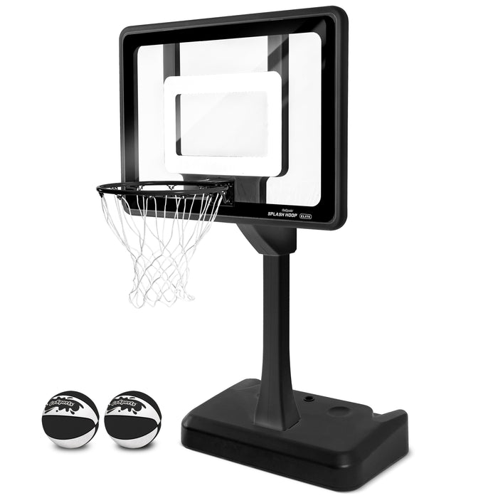 GoSports Splash Hoop ELITE Pool Hoop Basketball Game Set - Black