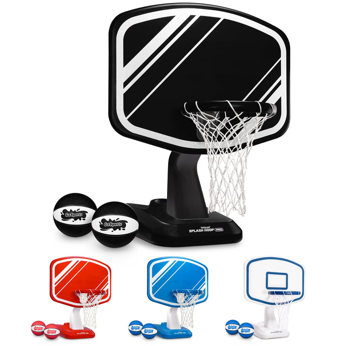 GoSports Splash Hoop PRO Swimming Pool Basketball Game - Black