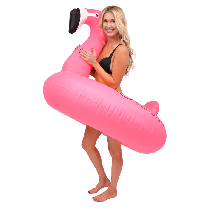 GoFloats Party Tube Inflatable Raft - Flamingo