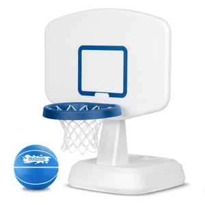 the mini basketball hoop with a ball