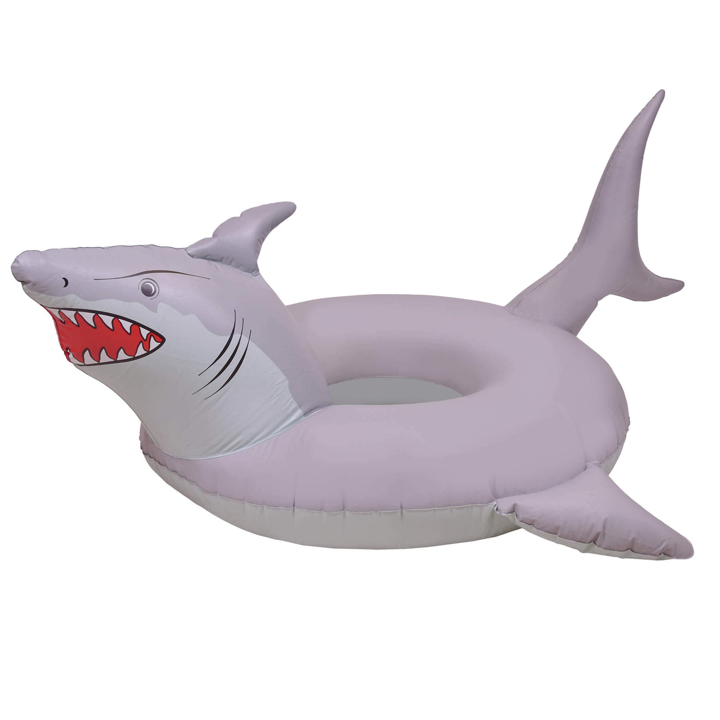 GoFloats Party Tube Inflatable Raft - Chewy the Shark | GoFloats.com ...
